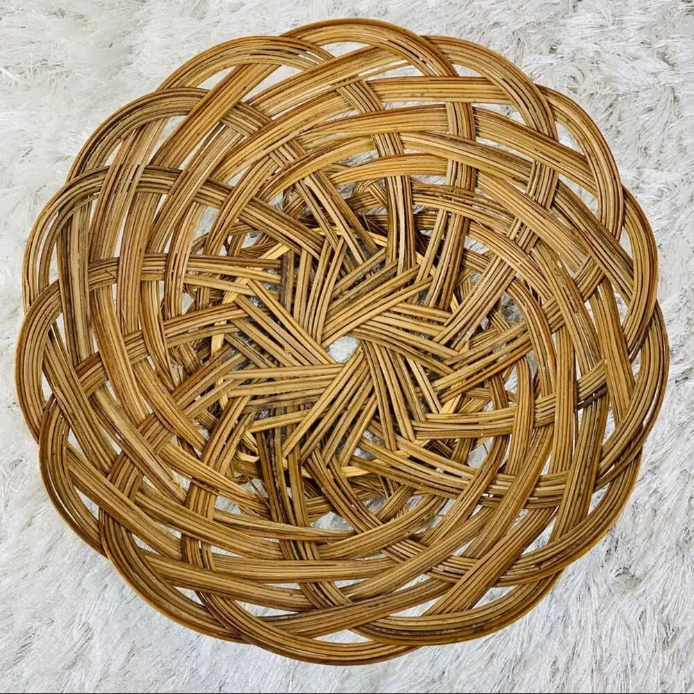 Vintage Woven Basket Wall Decor 10